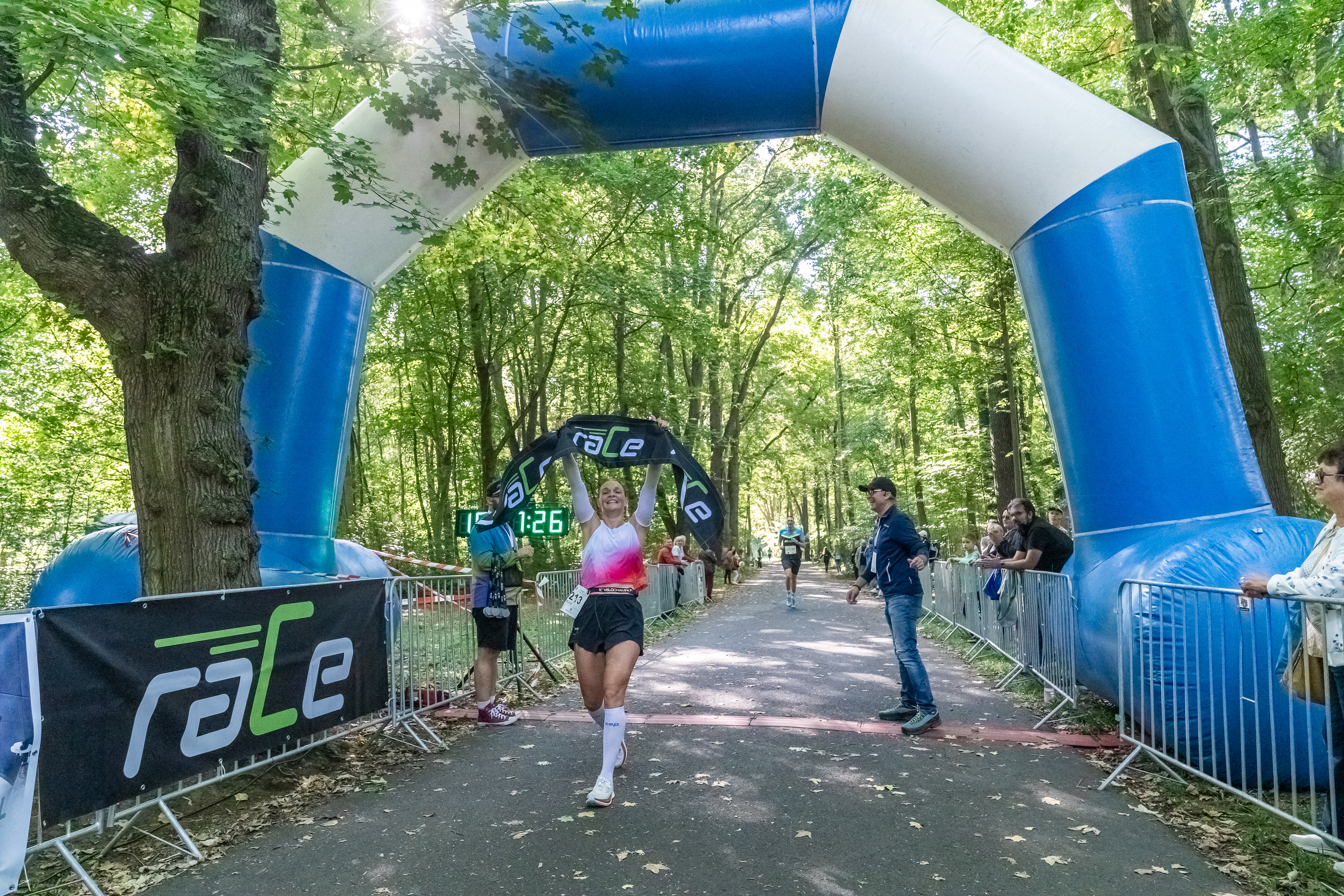 Laufstrecke im Chemnitzer Stadtpark